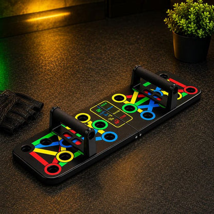 Foldable Push-Up Board – Multi-Angle Home Workout Trainer