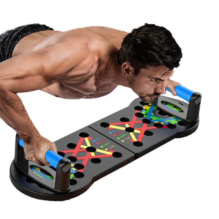 Foldable Push-Up Board – Multi-Angle Home Workout Trainer