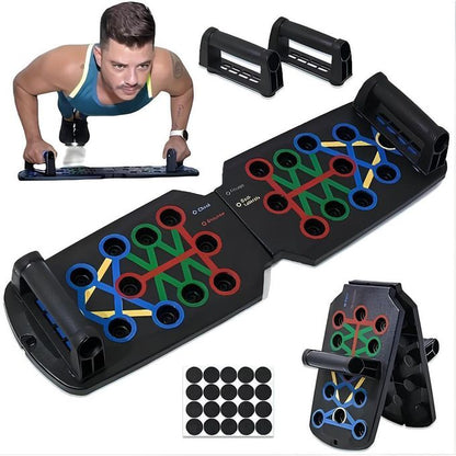 Foldable Push-Up Board – Multi-Angle Home Workout Trainer