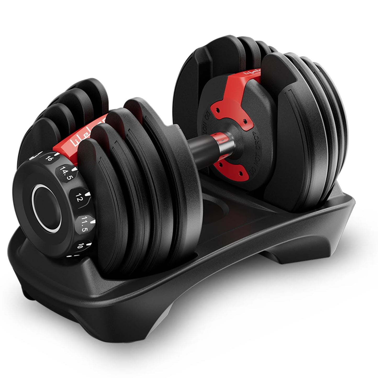 Adjustable Dumbbell Pair – Space-Saving 2–24 kg Set