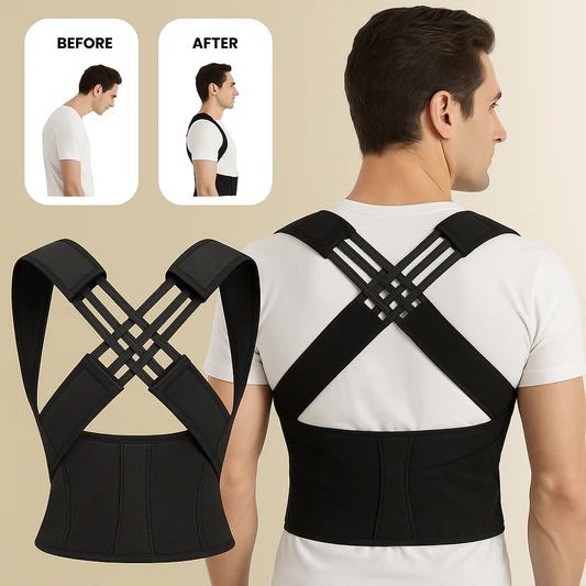 Adjustable Back Posture Corrector Brace – Shoulder Support