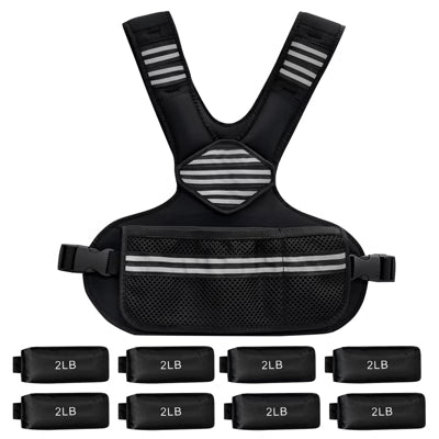 Adjustable Weighted Training Vest – Even Load Distribution