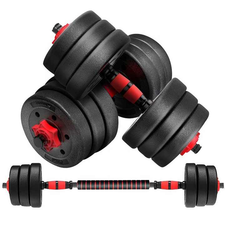 Adjustable Dumbbell Pair – Space-Saving 2–24 kg Set