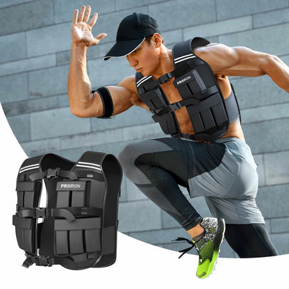 Adjustable Weighted Training Vest – Even Load Distribution