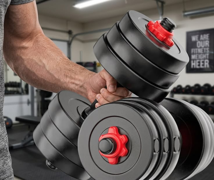 Adjustable Weight Dumbbells ™ 1–2kg Home Fitness Set for Women - FitShock