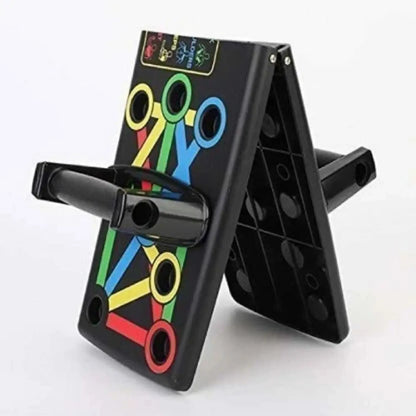 Foldable Push-Up Board – Multi-Angle Home Workout Trainer
