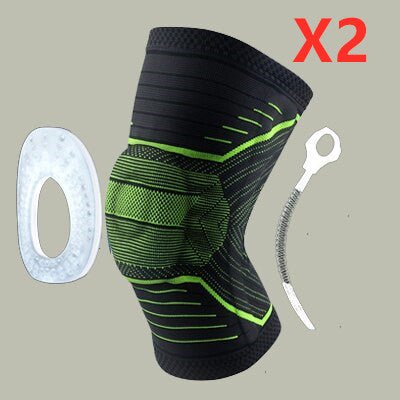Knee Patella Protector Brace Silicone Spring Knee Pad - FitShock