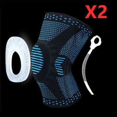 Knee Patella Protector Brace Silicone Spring Knee Pad - FitShock