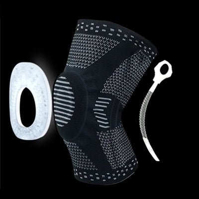 Knee Patella Protector Brace Silicone Spring Knee Pad - FitShock