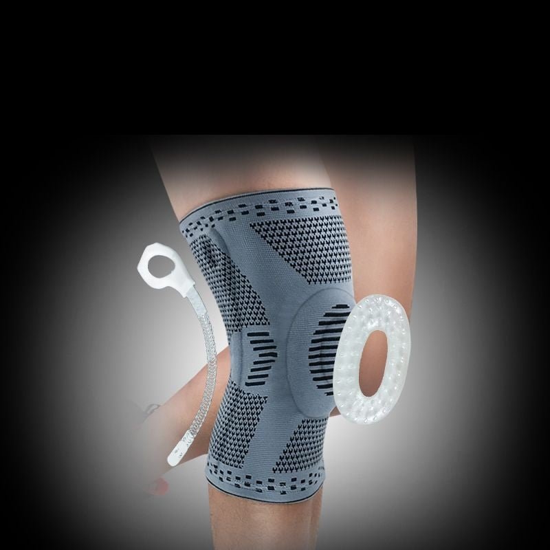 Knee Patella Protector Brace Silicone Spring Knee Pad - FitShock