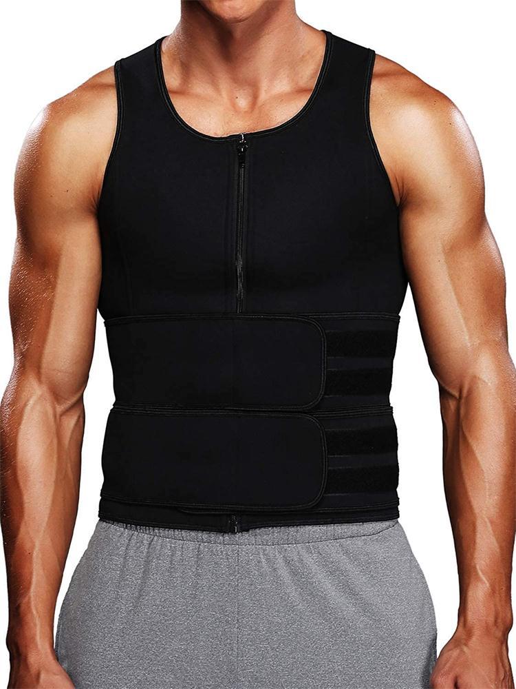 Sauna Waist Trainer Vest with Double Compression - FitShock