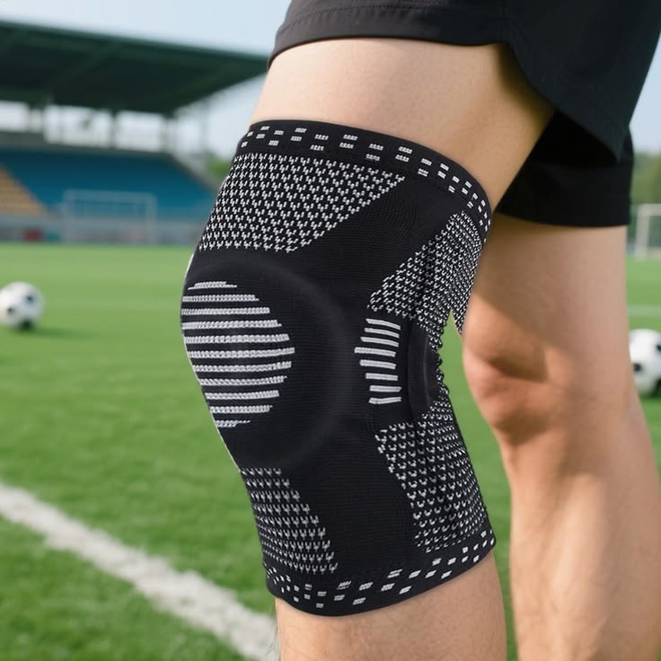 Silicone Spring Knee Pad ™ Patella Protector Brace for Sports & Fitness - FitShock